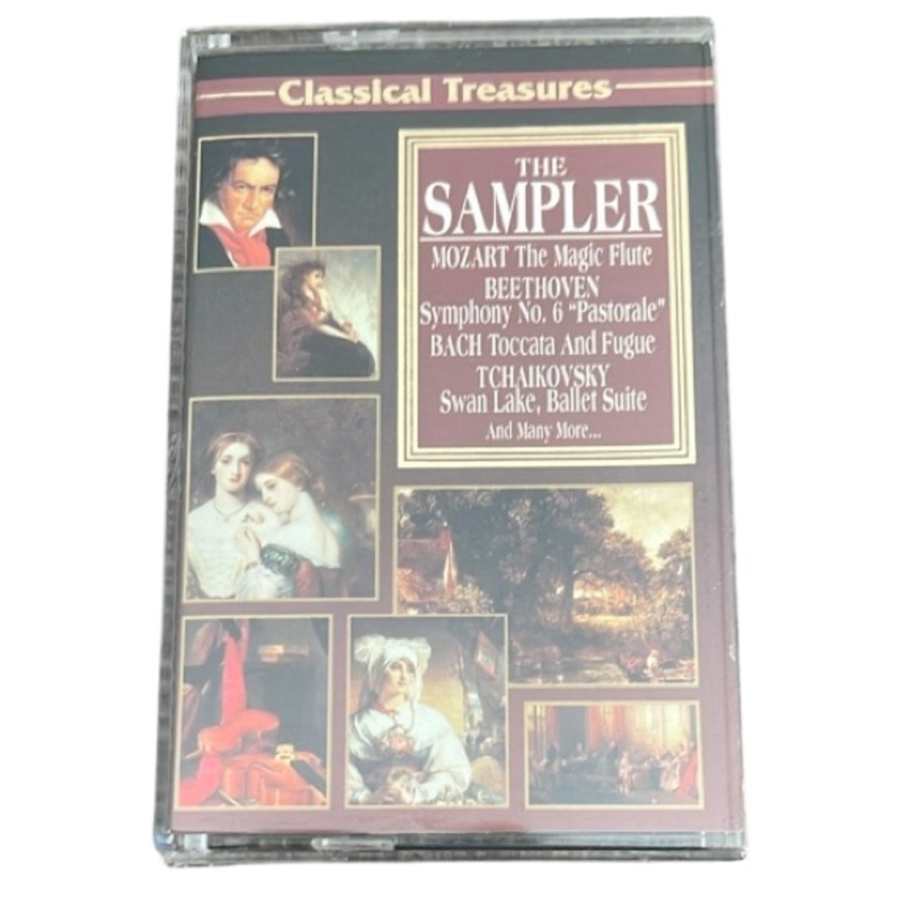 6/$25 CASSETTE The Sampler Classical Treasures Mozart Beethoven Bach Chopin
